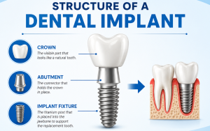 Structure of a dental implant