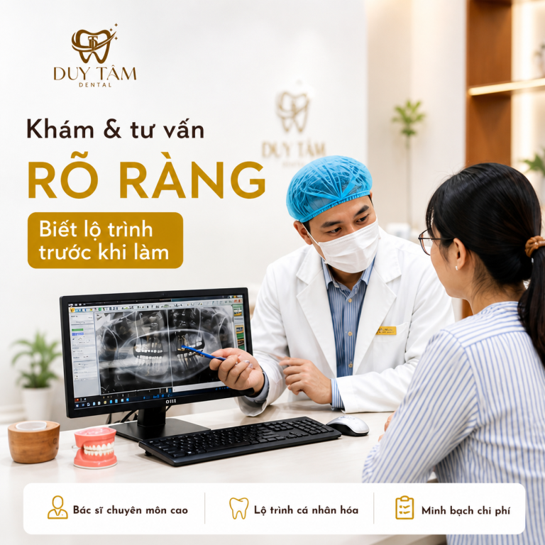 Khám và tư vấn rõ ràng biết lộ trình trước khi làm