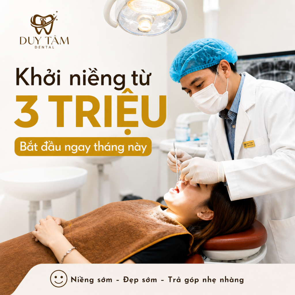 Khởi niềng từ 3 triệu
