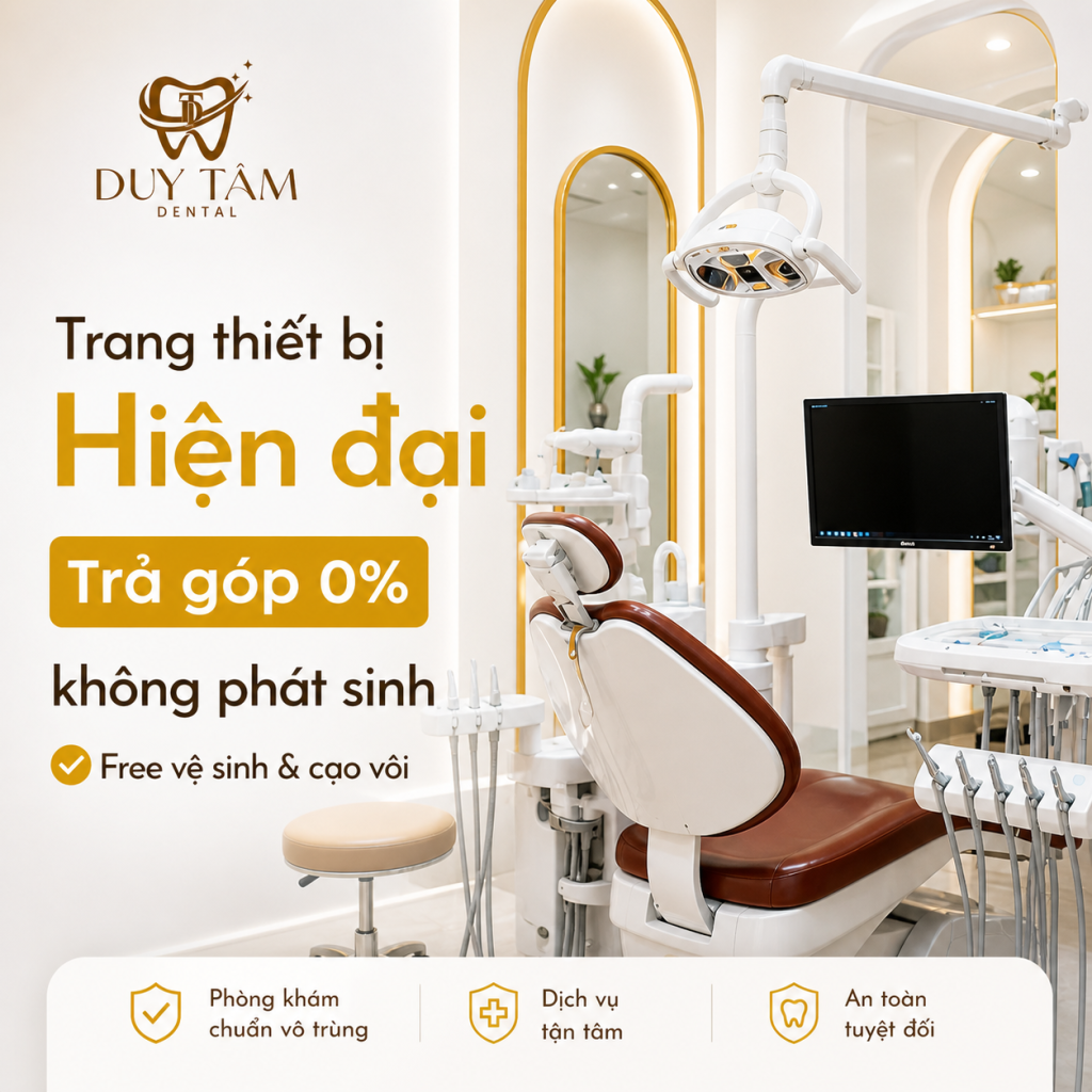 Trang thiết bị hiện đại 